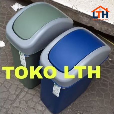 3-871-1.jpg TEMPAT SAMPAH SLIM 18 LITER GREEN LEAF 2126 KOTAK TONG SAMPAH TUTUP GOYANG