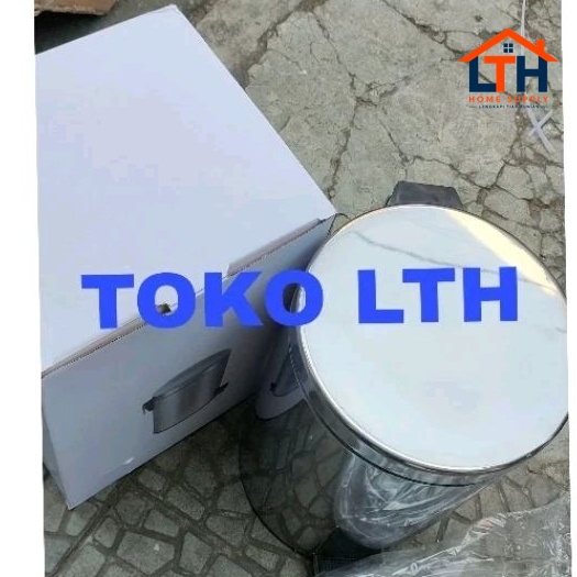 Tempat Sampah Injak Stainless 12L - Subron