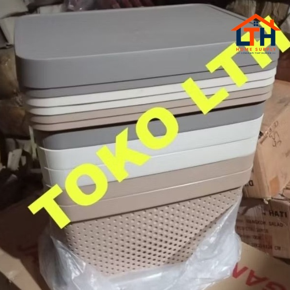 3-885-1.jpg Keranjang Tutup Persegi Voletta XL6514 - Hawaii