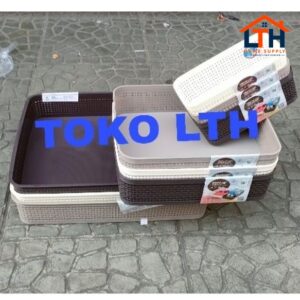 761 KERANJANG BOX KOTAK WADAH LACI ORGANIZER 761 WILLOW GREEN LEAF MULTIFUNGSI