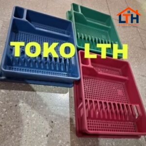 3-892-1.jpg RAK PIRING NAMPAN PLASTIK WARNA 7112 YUTAKA PENGERING PIRING GELAS
