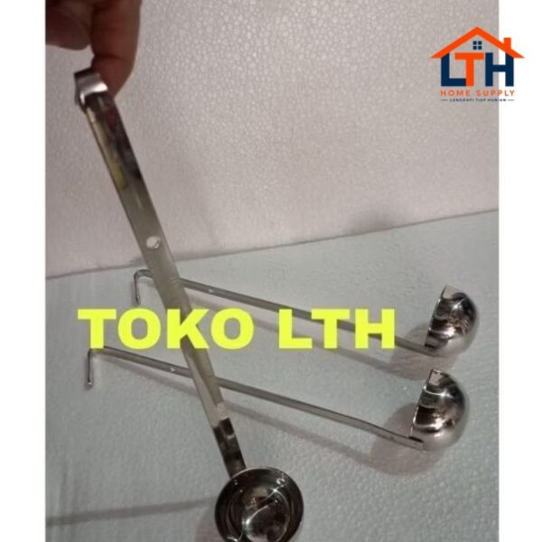 3-914-1.jpg CENTONG LADLE IRUS SENDOK TAKAR GULA 40 CC ML STAINLESS SINDUK SAYUR KUAH SUP SIROP