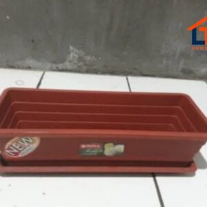 3-98-1.jpg POT BUNGA SEGI PANJANG TATAKAN TRIVETTO (M) LION STAR / POT BUNGA TANAMAN PLASTIK
