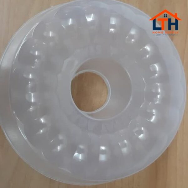 4-121-1.jpg LOYANG AGAR PLASTIK 23 CM TRANSPARAN / CETAKAN AGAR PUDING