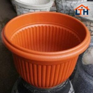 4-122-1.jpg POT PLASTIK 25 CM COKLAT 806 / POT TANAMAN / POT BUNGA
