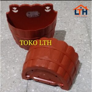 POT GANTUNG / TEMPEL / DINDING EBONY 6359 GREEN LEAF