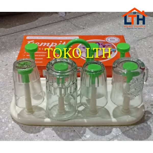 4-151-1.jpg RAK TEMPAT GELAS BERDIRI PLASTIK HOMMY 5400 GEMPITA GLASS STAND JINJING