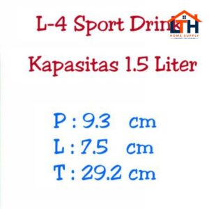 4-158-1.jpg BOTOL MINUM / SPORT DRINK 1.5 ltr / BOTOL AIR OLAHRAGA LION STAR L-4