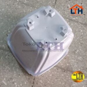 4-161-1.jpg POT SEGI PUTIH PARIS 604 / POT BUNGA / POT TANAMAN / POT PUTIH PLASTIK