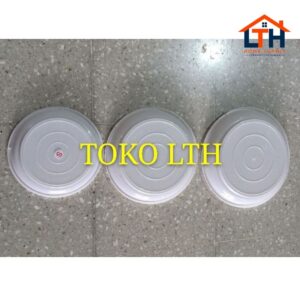 TATAKAN POT BUNGA 20 CM PUTIH / ALAS POT TANAMAN 20 CM PUTIH PLASTIK