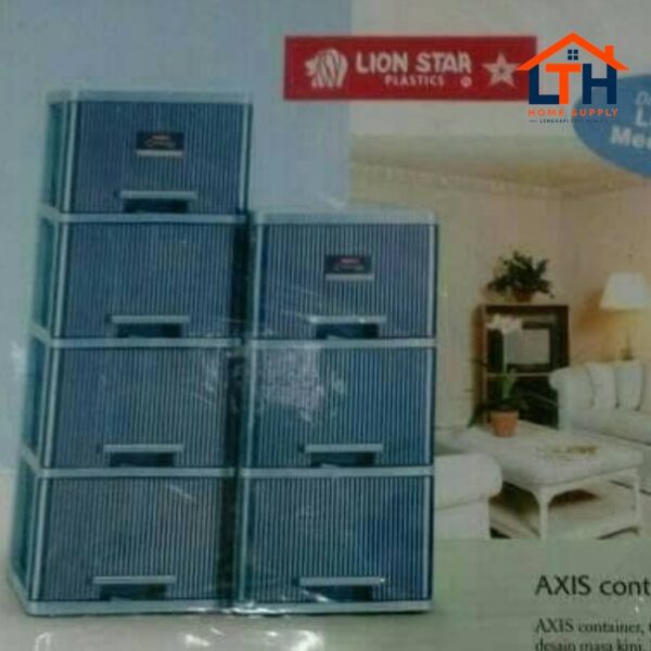 LEMARI PLASTIK SUSUN 5 / LACI CONTAINER SUSUN 5 - AXIS XC-30 LION STAR