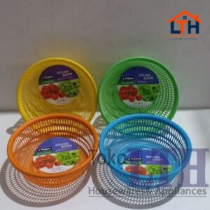 4-205-1.jpg KERANJANG BUAH SERBAGUNA/ BASKOM BULAT CUCI SAYUR LUBANG/ TEMPAT BUAH