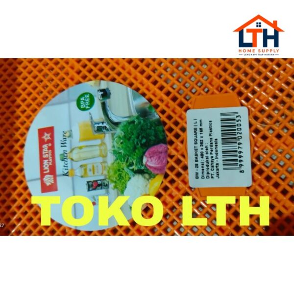 KERANJANG SERBAGUNA BASKET SQUARE L LION STAR BW 28 BW28