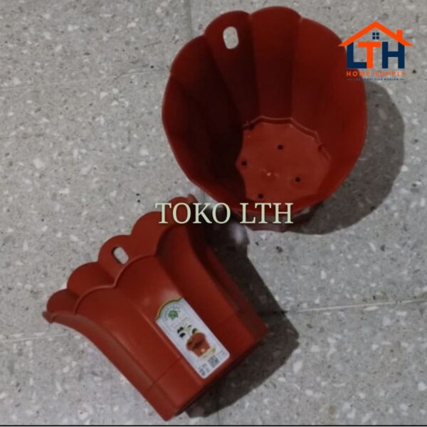 4-247-1.jpg POT GANTUNG / DINDING / TEMPEL AQUILE 6358 GREEN LEAF