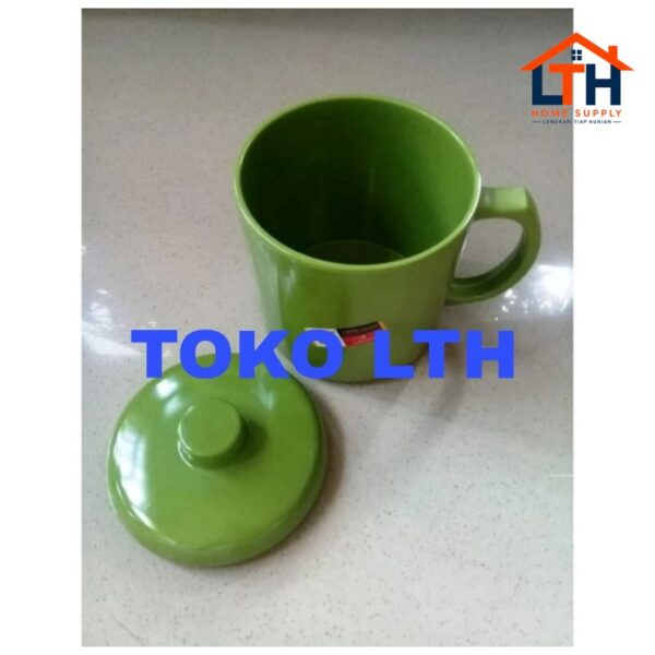 MUG CANGKIR BESAR MELAMINE TUTUP GOLDEN DRAGON B0204 MILAMIN