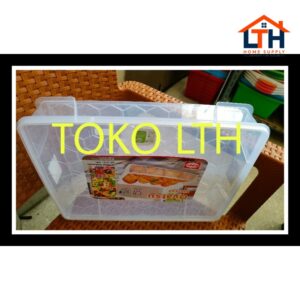 4-284-1.jpg KOTAK TEMPAT DONAT KUE OYATSU SIP 456 S FOOD STORAGE SEALWARE 6.5 LTR SIP456S BOX SERBAGUNA TRANSPARAN SHINPO