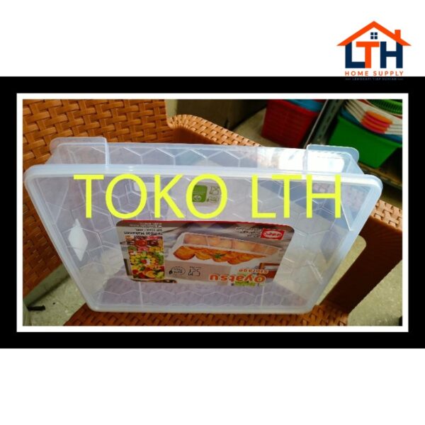 4-284-1.jpg KOTAK TEMPAT DONAT KUE OYATSU SIP 456 S FOOD STORAGE SEALWARE 6.5 LTR SIP456S BOX SERBAGUNA TRANSPARAN SHINPO