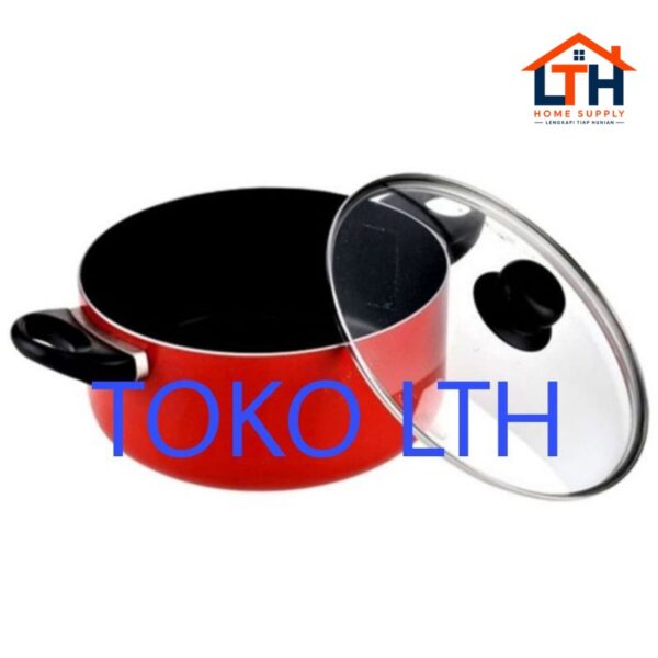 PANCI KUKUSAN MAXIM 24 CM DUTCH OVEN STEAMER VALENTINO DANDANG TEFLON