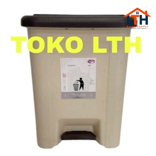 4-300-1.jpg TEMPAT SAMPAH INJAK SEGI 20 LITER LOVENIA KOTAK SAMPAH PERSEGI INJAK STEP ON 20 LTR