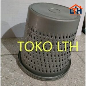 4-304-1.jpg KERANJANG SAMPAH PLASTIK BESAR JUMBO ABU SILVER TEMPAT SAMPAH