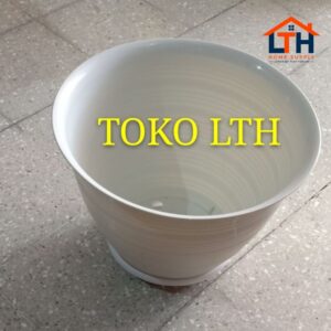 POT TAWON MADU 45 PUTIH / POT BUNGA / POT TANAMAN PUTIH PLASTIK