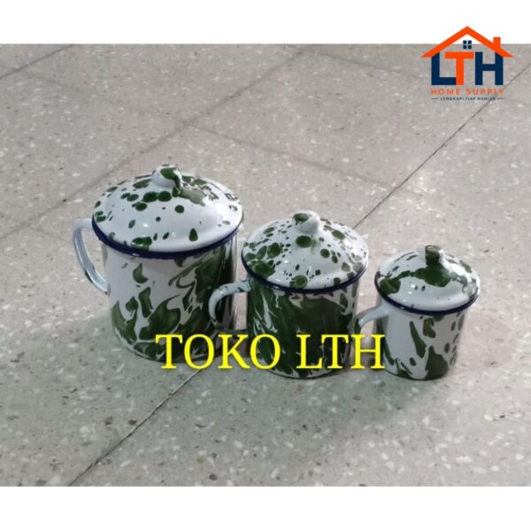 4-335-1.jpg Mug+Tutup Kaleng Enamel Lurik Blurik 9cm