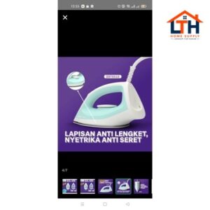 SETRIKA PHILIPS DST0510 DRY IRON DST 0510 GARANSI RESMI