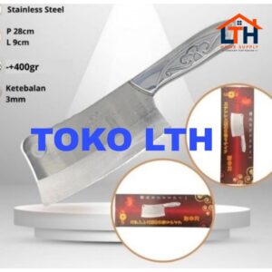 4-383-1.jpg PISAU GOLOK DAGING STAINLESS BEDOG BEDOK GAGANG STENLIS