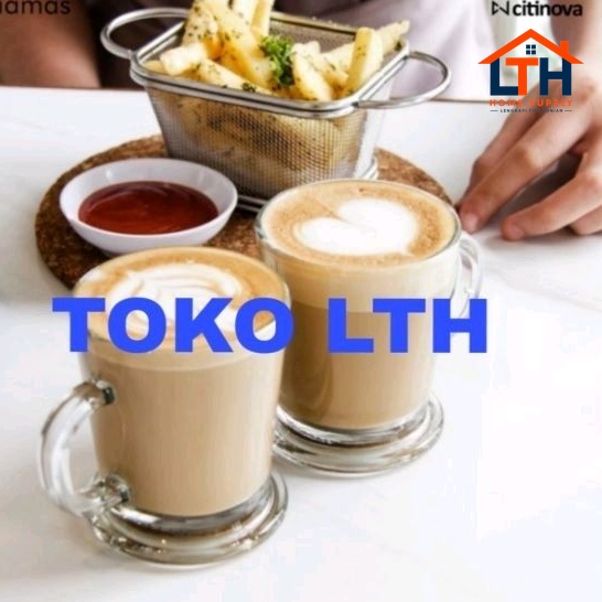 Gelas Gagang Polos Arabica -Citinova (6pcs)
