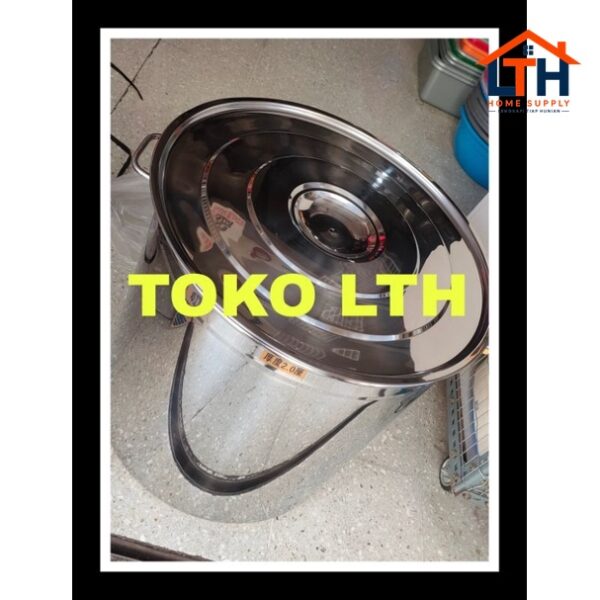4-393-1.jpg PANCI STOCKPOT STAINLESS 50 CM TONG AIR BUBUR BULENG DANDANG STOCK POT