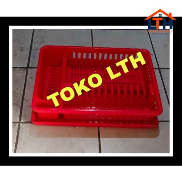 4-400-1.jpg RAK PIRING NAMPAN PLASTIK WARNA PENGERING PIRING GELAS