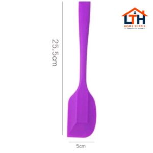 4-404-1.jpg SPATULA SILIKON SUTIL SENDOK KUE ROTI BAKING ADONAN SCRAPER SILICONE FOOD GRADE BESAR