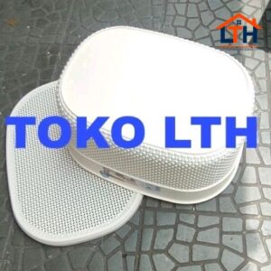 Wadah+Tutup Oval Serbaguna Orimono 3309 - Green Leaf