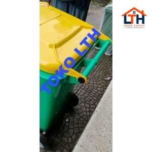 4-421-1.jpg TEMPAT SAMPAH SEGI 100 LITER RODA 9955 DUSTBIN ECO ATARI GREEN LEAF