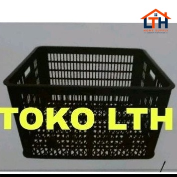 4-440-1.jpg CONTAINER KERANJANG INDUSTRI BOX WADAH SERBAGUNA KRAT LUBANG HITAM