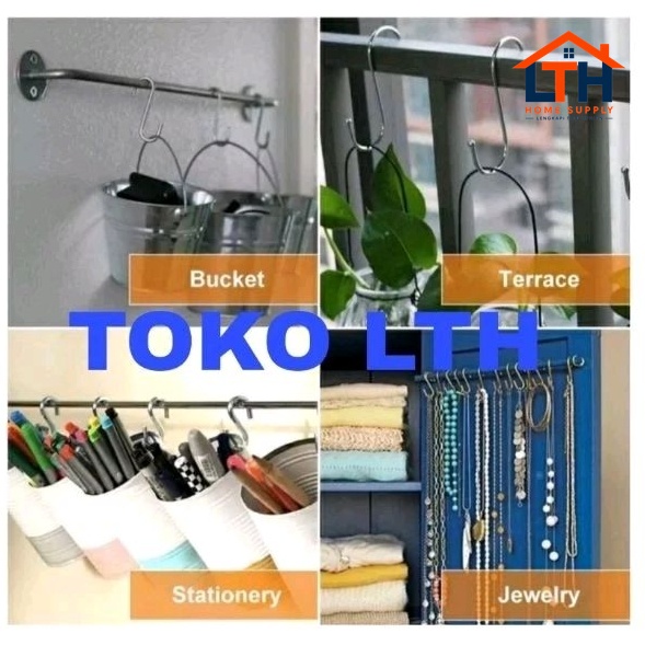Hanger Hook Stainless Serbaguna