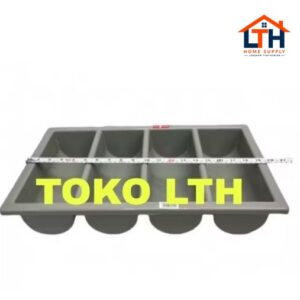 4-453-1.jpg Tempat Sendok Sekat 4 Resto Cutlery Tray RCT223 - Owl Plastik
