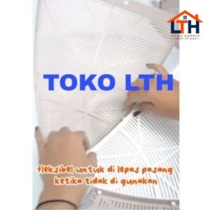 4-455-1.jpg TUDUNG SAJI RAKIT LIPAT FLEKSIBEL BULAT PLASTIK HOMMY SIRENA 3653 PENUTUP MAKANAN