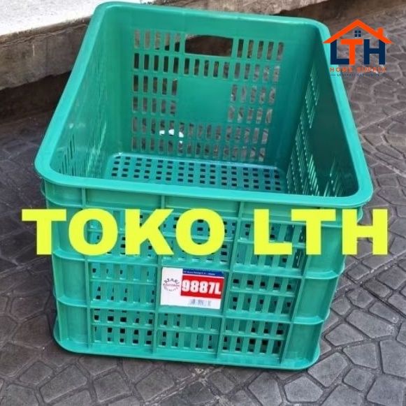 4-458-1.jpg CONTAINER KERANJANG INDUSTRI BOX SERBAGUNA 9887 L ATARI GREEN LEAF