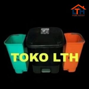 Tempat Tong Sampah Injak 20L 2 Warna Medis Organik Anorganik MPW