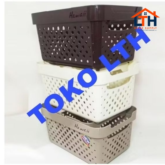 4-472-1.jpg LUXIO 5764 L KERANJANG SERBAGUNA LARGE HAWAII KOTAK JINJING BASKET PARCEL