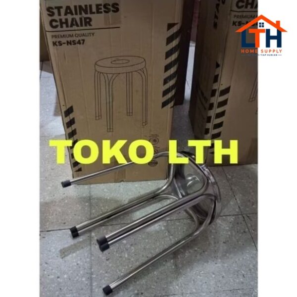 4-484-1.jpg BANGKU BASO KURSI TINGGI BULAT STAINLESS STEEL CHAIR STOOL