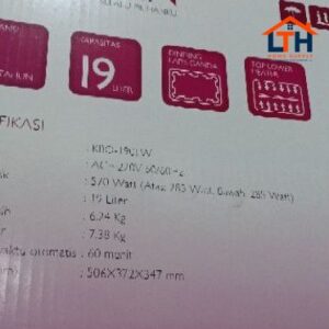 4-64-1.jpg Oven Listrik Kirin 19 Ltr - KBO190 LW