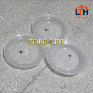 PER 6 PCS PIRING PLASTIK PUTIH TRANSPARAN OWLPLAST