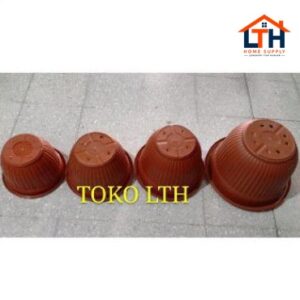 4-90-1.jpg Pot Plastik 30 cm Coklat 809