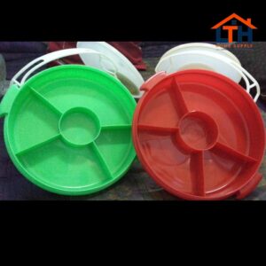 RANTANG CATERING SUSUN 3 BULAT PLASTIK / BOX CATERING SS 3 OMPRENG KOTAK MAKANAN