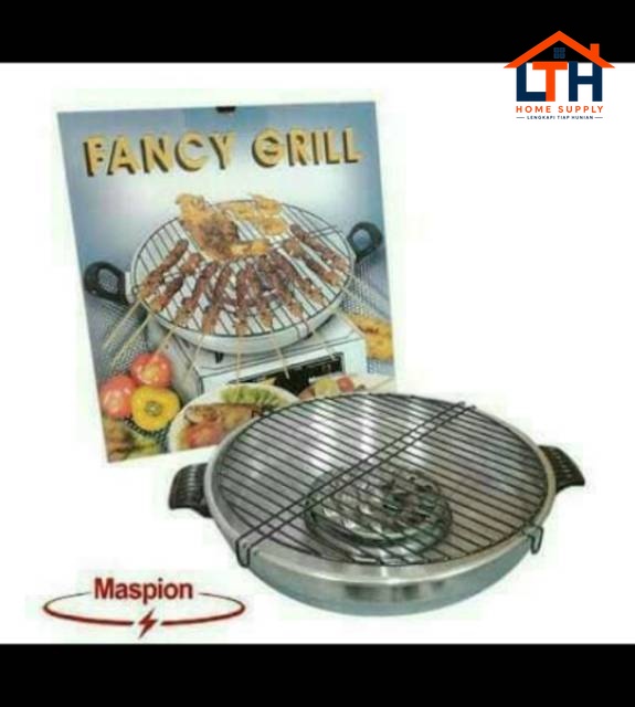 5-111-1.jpg MASPION FANCY GRILL/ALAT PANGGANG 33 cm / PEMANGGANG BBQ SERBAGUNA