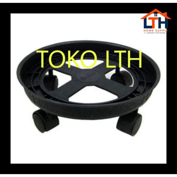 5-124-1.jpg TATAKAN RODA ALAS TROLLEY TABUNG GAS ELPIJI POT GALON MASPION MULTI FUNCTION TRAY