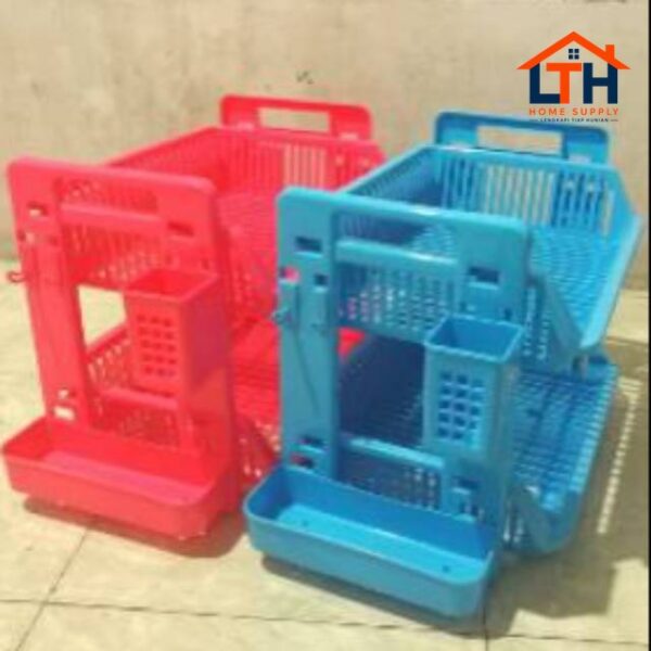 5-14-1.jpg RAK PIRING PLASTIK SUSUN 2-MULTI KITCHEN RACK, MASPION B-R030