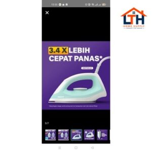SETRIKA PHILIPS DST0510 DRY IRON DST 0510 GARANSI RESMI